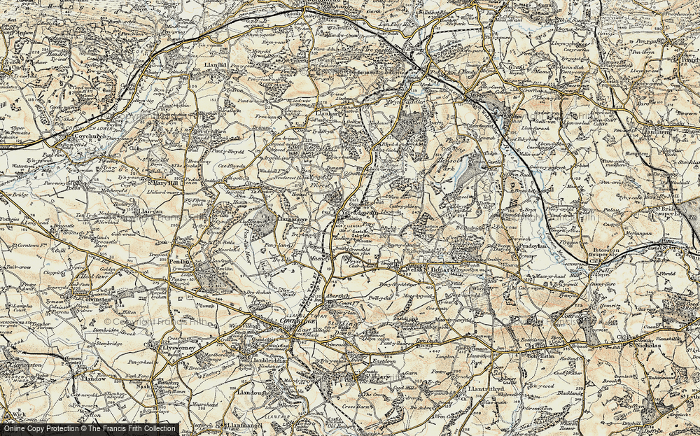 Old Map of Ystradowen, 1899-1900 in 1899-1900