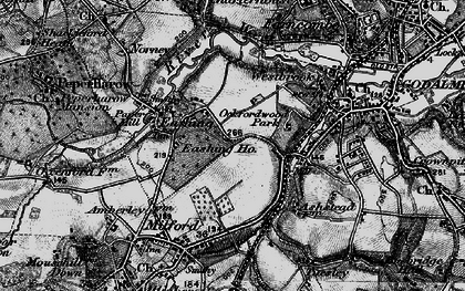 Old map of Aaron's Hill in 1896