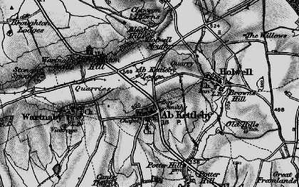 Old map of Bleak Hills in 1899