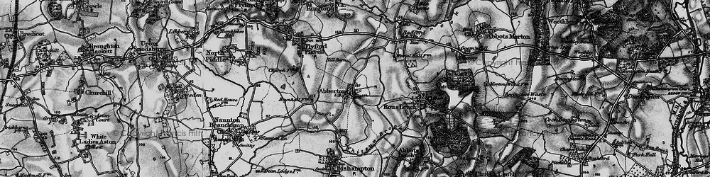 Old map of Abberton in 1898