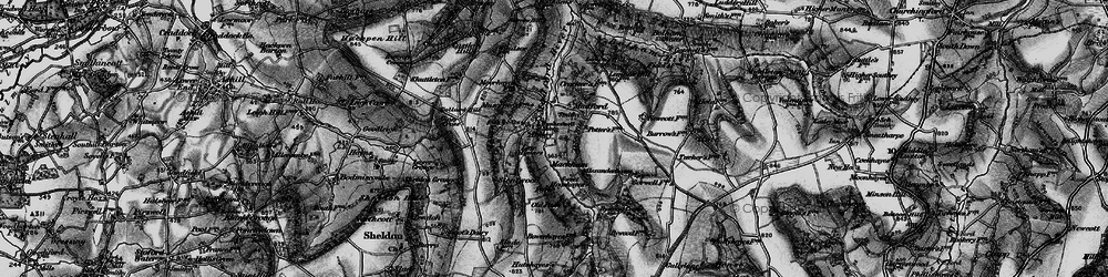 Old map of Abbey in 1898