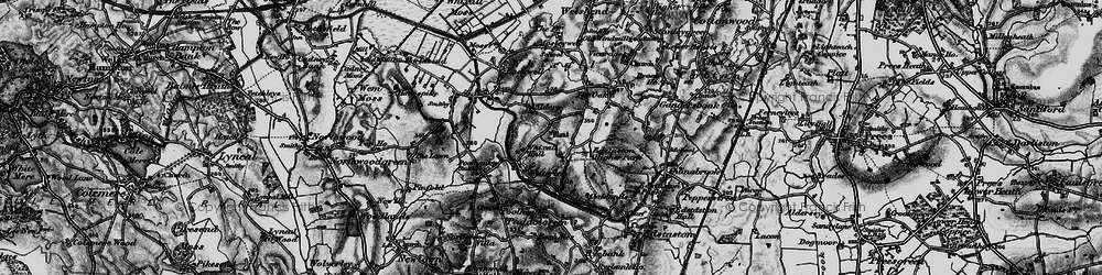 Old map of Abbey Green in 1897
