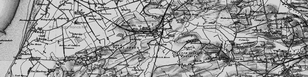 Old map of Abbeytown in 1897