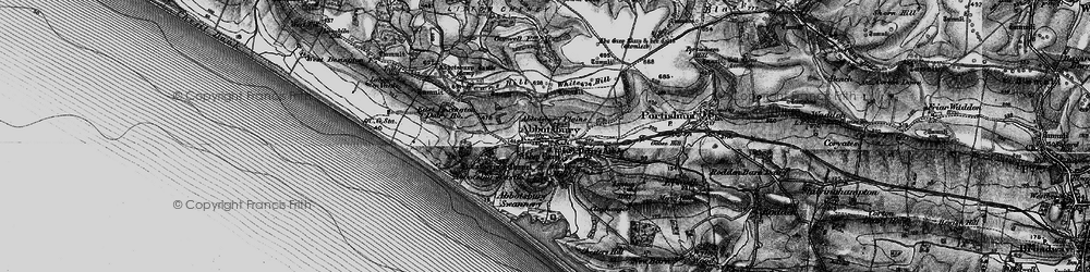Old map of Abbotsbury in 1897