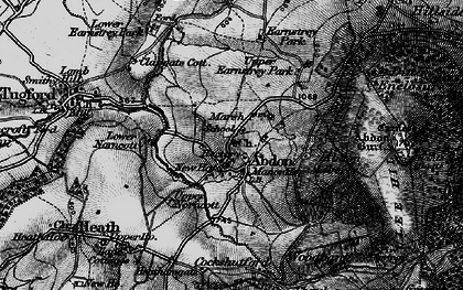 Old map of Abdon in 1899