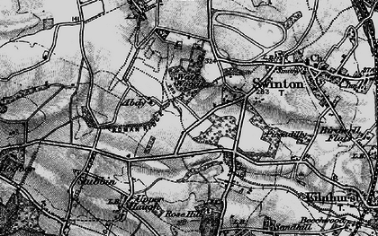 Old map of Abdy in 1896