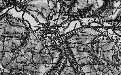 Old map of Allt Boeth in 1898