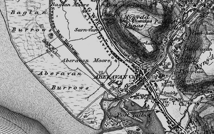 Old map of Aberavon in 1897