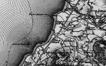 Old map of Aberdesach in 1899