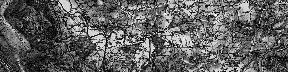 Old map of Aberffrwd in 1896