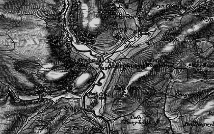 Old map of Afon Gwesyn in 1898