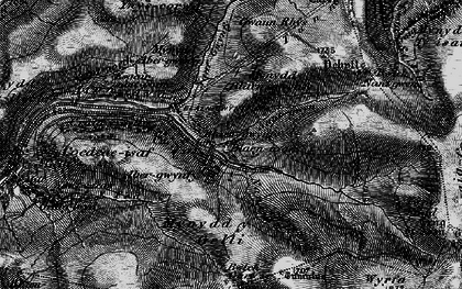 Old map of Abergwynfi in 1898