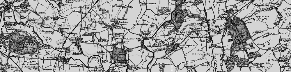 Old map of Acaster Selby in 1898