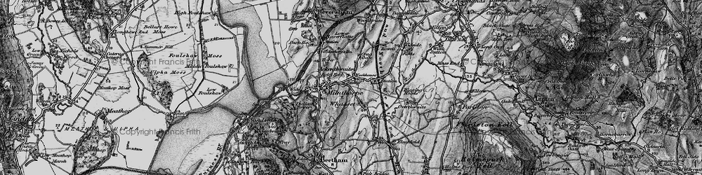 Old map of Ackenthwaite in 1898