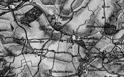 Old map of Acton in 1895