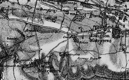 Old map of Acton in 1897