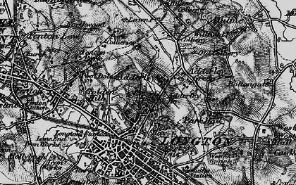Old map of Adderley Green in 1897