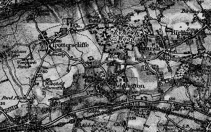Old map of Addington in 1895