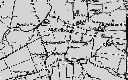 Old map of Addlethorpe in 1898