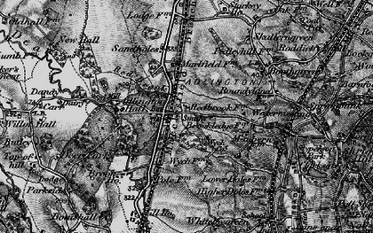 Old map of Adlington in 1896