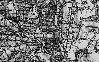 Old map of Afon Eitha in 1897