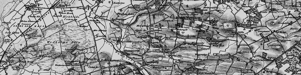 Old map of Aikton in 1897
