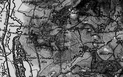 Old map of Aimes Green in 1896