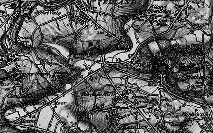 Old map of Ainley Top in 1896