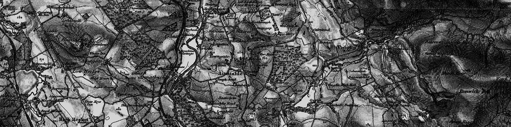 Old map of Ainstable in 1897