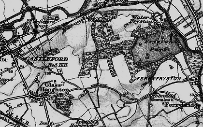 Old map of Airedale in 1896