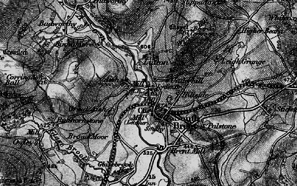 Old map of Aish Ridge in 1898