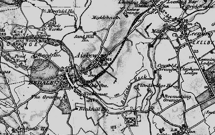 Old map of Aiskew Grange in 1897