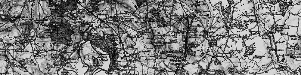 Old map of Albrighton in 1899