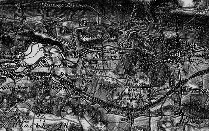 Old map of Albury in 1896