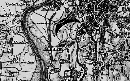 Old map of Aldcliffe in 1898