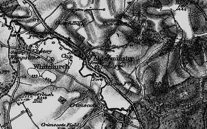 Old map of Alderminster in 1898