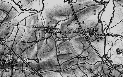 Old map of Alderton in 1896