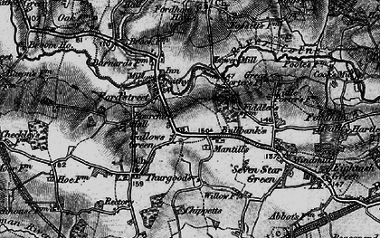 Old map of Aldham in 1896
