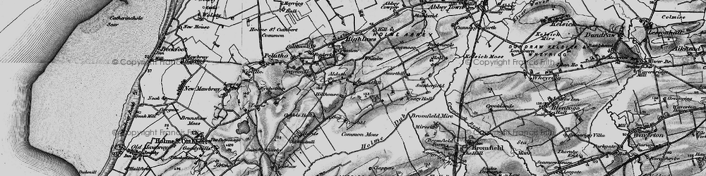 Old map of Aldoth in 1897
