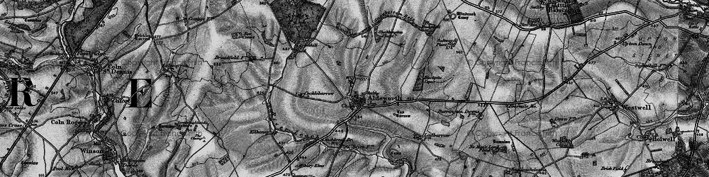 Old map of Blackpits Copse in 1896