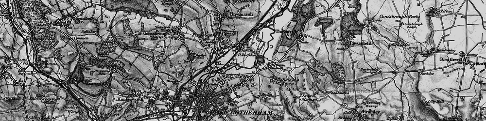 Old map of Aldwarke in 1896