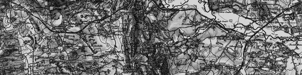 Old map of Alfrick Pound in 1898