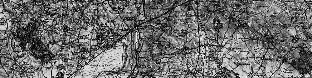 Old map of Alkington in 1897