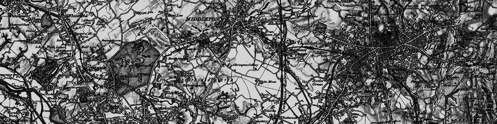 Old map of Alkrington Garden Village in 1896