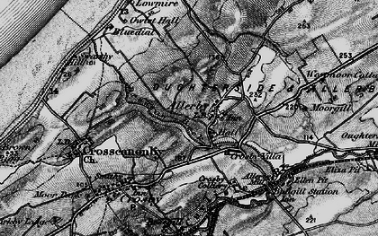 Old map of Brunsow Beck in 1897