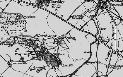 Old map of Allerthorpe in 1898