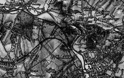 Old map of Allington in 1895
