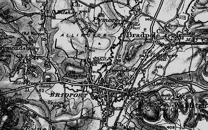 Old map of Allington in 1897