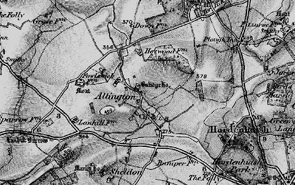 Old map of Bolehyde Manor in 1898