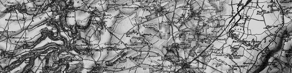 Old map of Allington in 1898